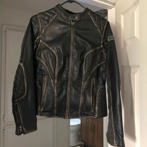 Women’s Bilt leather motorcycle